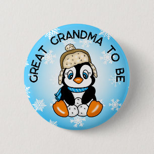 Macaron Rond 5 Cm Bébé mignon Penguin Grand grand grand-mère pour êt