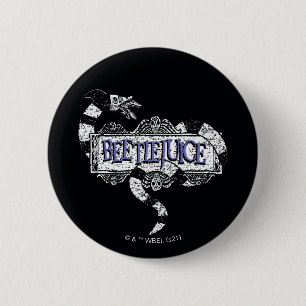 Macaron Rond 5 Cm Beetlejus   Vapeur de sable enroulé sur le logo B