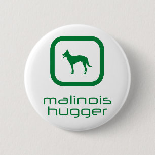 Macaron Rond 5 Cm Belge Malinois
