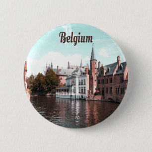 Macaron Rond 5 Cm Belgique - Canal Bruxelles