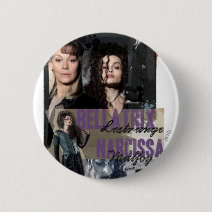 Macaron Rond 5 Cm Bellatrix Lestrange et Narcissa Malfoy