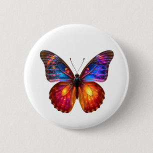 Macaron Rond 5 Cm Belle Art de Papillon