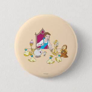 Macaron Rond 5 Cm Belle et ses amis
