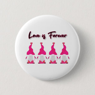 Macaron Rond 5 Cm Belle et unique valentines gnomes