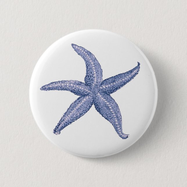 Macaron Rond 5 Cm Belle illustration de poisson rouge (Devant)