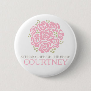 Macaron Rond 5 Cm Belle-mère de la goupille de mariage de petit