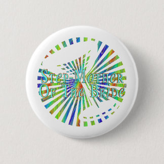 Macaron Rond 5 Cm Belle-mère du bouton de jeune mariée