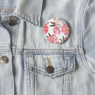 Macaron Rond 5 Cm Belles Roses