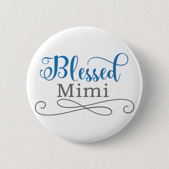 Macaron Rond 5 Cm Béni Mimi (Devant)
