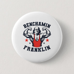 Macaron Rond 5 Cm Benjamin Bancamin Franklin Banc Press Culturisme