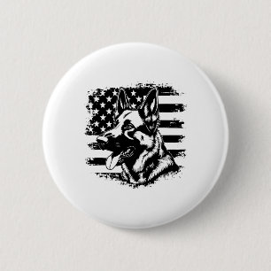 Macaron Rond 5 Cm Berger Allemand Usa Drapeau Sungels Patriotique 4e