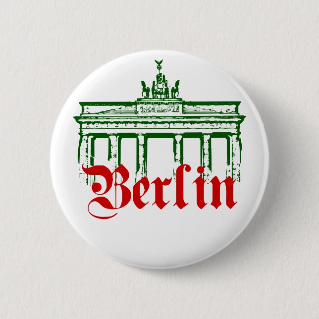 Macaron Rond 5 Cm Berlin Allemagne (Devant)