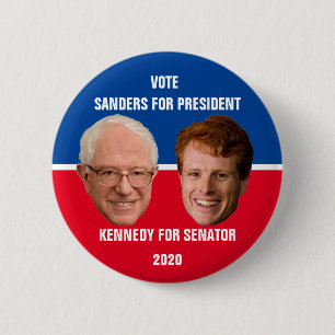 Macaron Rond 5 Cm Bernie Sanders à la présidence 2020