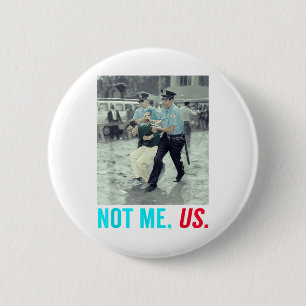 Macaron Rond 5 Cm Bernie Sanders Not Me Us Arrêté Bernie 2020 Pour