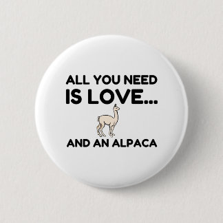 MACARON ROND 5 CM BESOIN D'AMOUR ET D'ALPACA