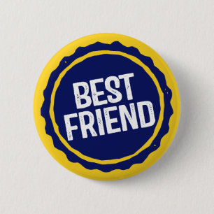 Macaron Rond 5 Cm Best Friend.
