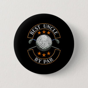 Macaron Rond 5 Cm Best Uncle By Par Par Golf Lover Sports Fête des p