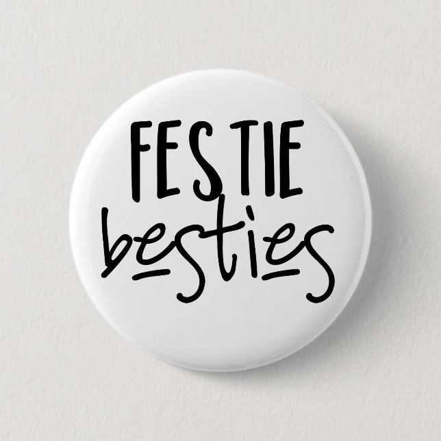 Macaron Rond 5 Cm Bestie Festival Bestie Button (Devant)