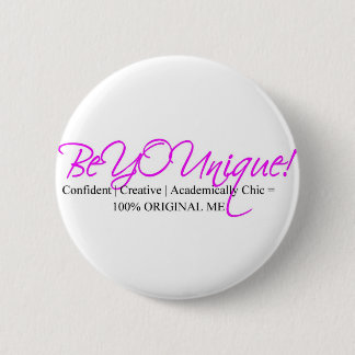 Macaron Rond 5 Cm beyounique-signature-rose et noir