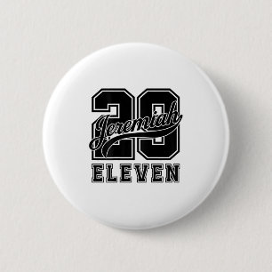Macaron Rond 5 Cm Bible Verse Jeremiah 29_11 Jersey Look Christian