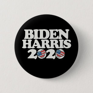 Macaron Rond 5 Cm Biden Harris 2020