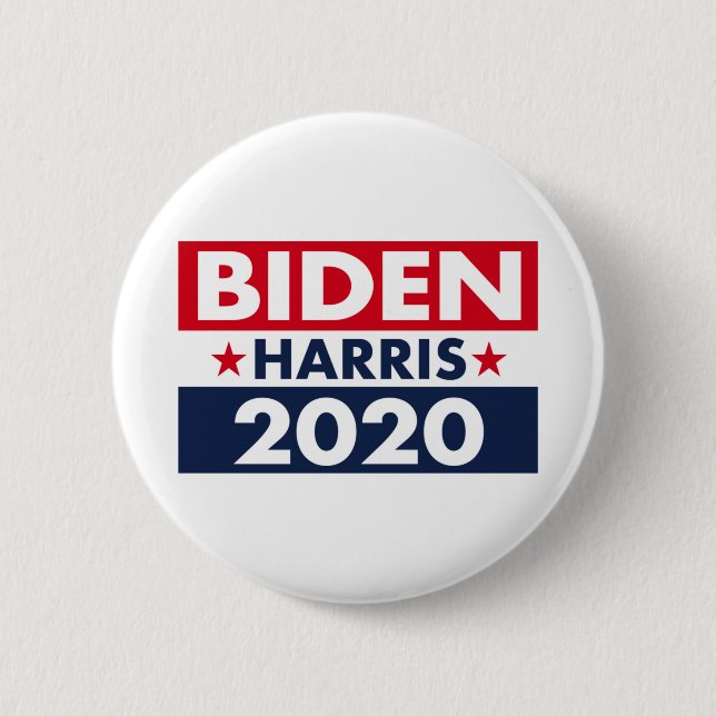 MACARON ROND 5 CM BIDEN HARRIS 2020 (Devant)