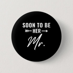 Macaron Rond 5 Cm Bientôt son futur mari marié fiancé