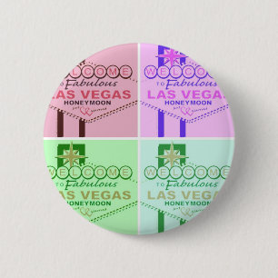 Macaron Rond 5 Cm Bienvenue sur Fabulous Las Vegas Honeymoon