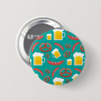Bière Cute Et Saucisson Octoberfest Motif