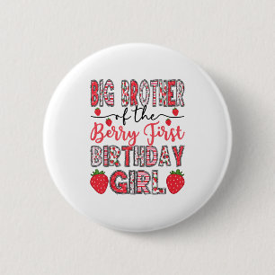 Macaron Rond 5 Cm Big Brother Du Berry Premier Anniversaire Fille Pa