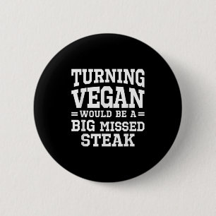 Macaron Rond 5 Cm Big Missing Steak Funny Meat Mater Barbecue Anti V