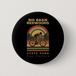 Macaron Rond 5 Cm Big Sin Redwoods State Park Vélo Tout Terrain Vélo