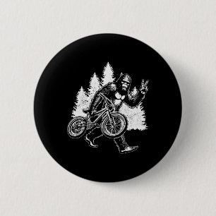 Macaron Rond 5 Cm Bigfoot à vélo cyclisme vintage montagne Big