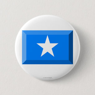 Macaron Rond 5 Cm Bijou de drapeau de la Somalie