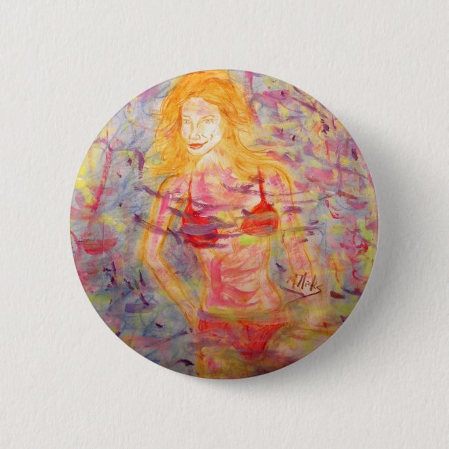 Macaron Rond 5 Cm bikini (Devant)