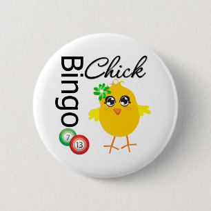 Macaron Rond 5 Cm Bingo Chick