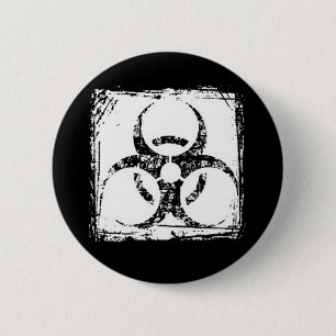 Macaron Rond 5 Cm Biohazard
