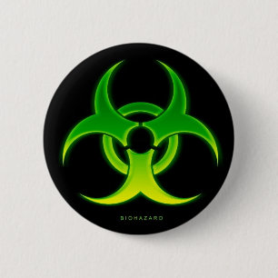 Macaron Rond 5 Cm BioHazard