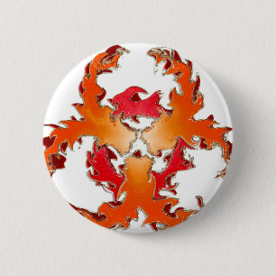 Macaron Rond 5 Cm Biohazzard_white