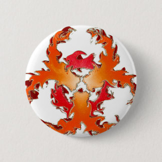 Macaron Rond 5 Cm Biohazzard_white
