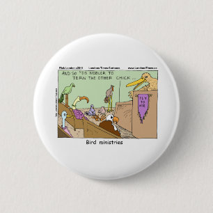 Macaron Rond 5 Cm Bird Ministries Funny Tees Mugs Cards & Gifts