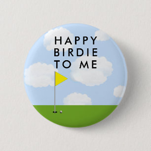 Macaron Rond 5 Cm Birdie Golf