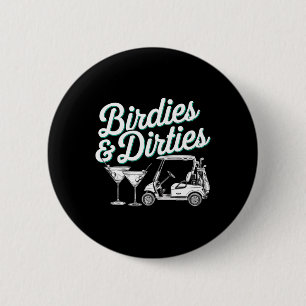 Macaron Rond 5 Cm Birdies And Dirties Golf Anniversaire Dirty Martin