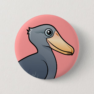 Macaron Rond 5 Cm Birdorable Shoebill
