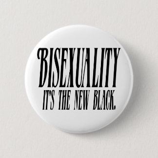 Macaron Rond 5 Cm Bisexualité c'est le nouveau noir