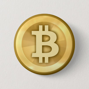 Macaron Rond 5 Cm Bitcoin Pin