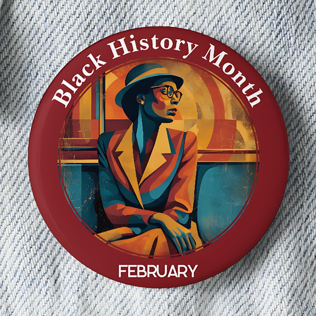 Macaron Rond 5 Cm Black History Month Rosa Parks Pinback Button (Créateur téléchargé)