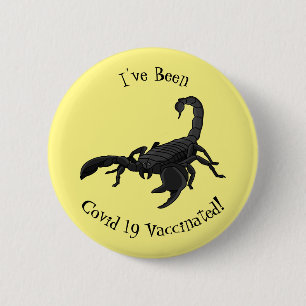 Macaron Rond 5 Cm Black hungry scorpion