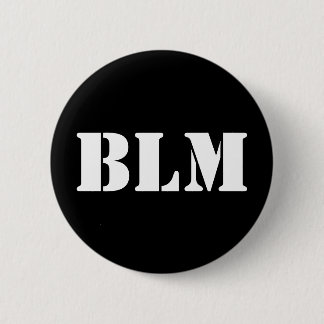 Macaron Rond 5 Cm Black Lives Matt BLM Pin
