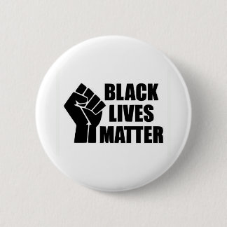 Macaron Rond 5 Cm Black Lives Matt - Logo BLM